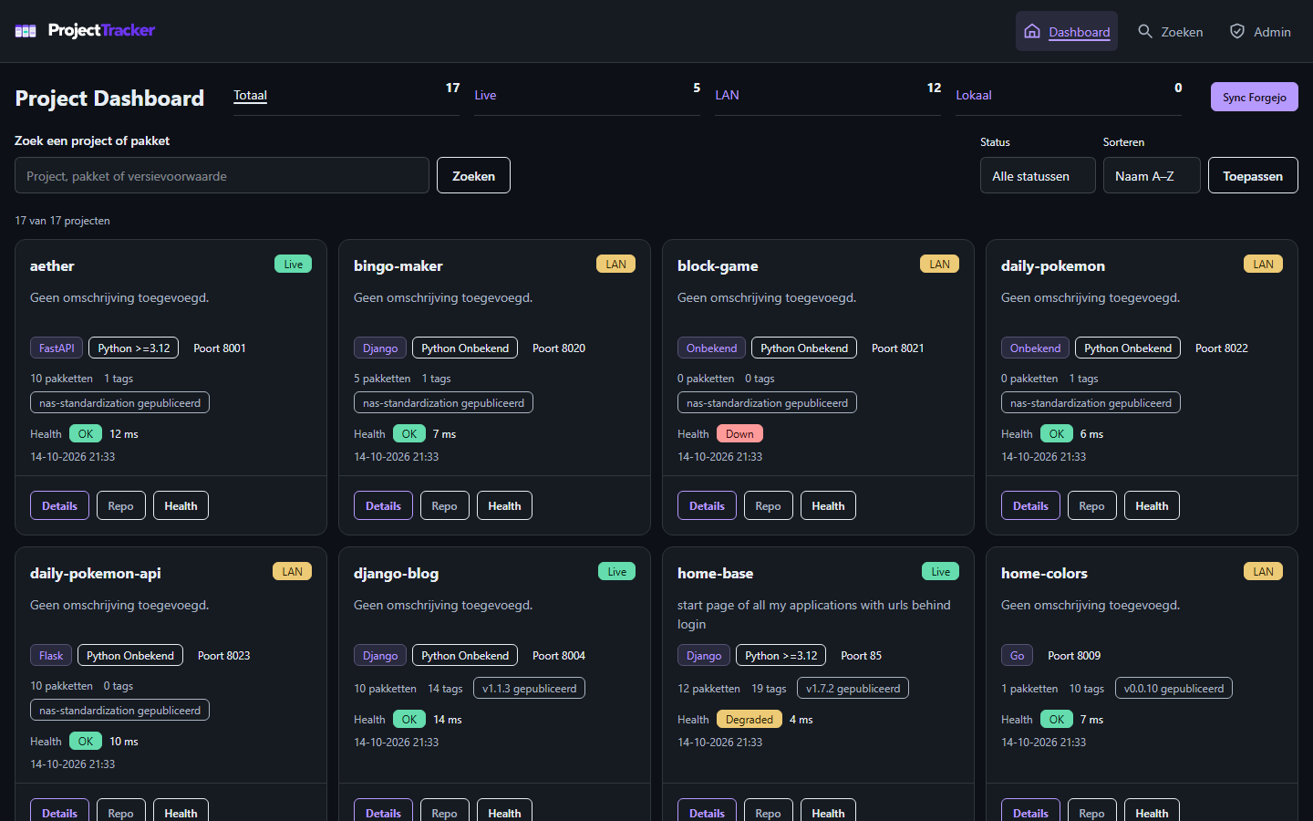 Project Tracker